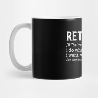 Retired Mug